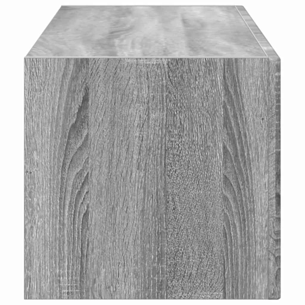 Meuble TV mural Gris Sonoma 98 x 31 x 29,5 cm Bois d'ingénierie - XIOS