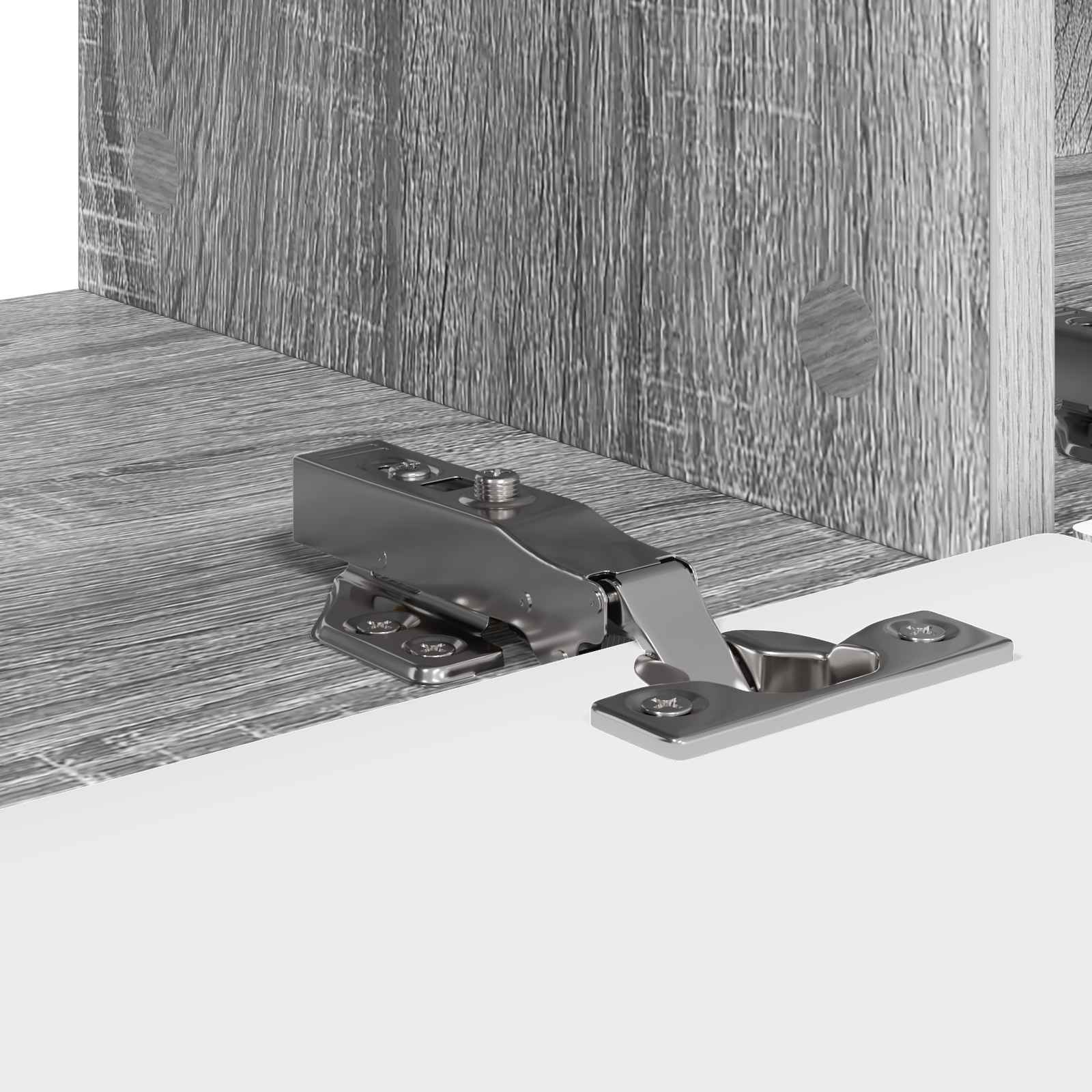 Meuble TV mural 2 pcs Gris Sonoma 98 x 31 x 29,5 cm - XIOS