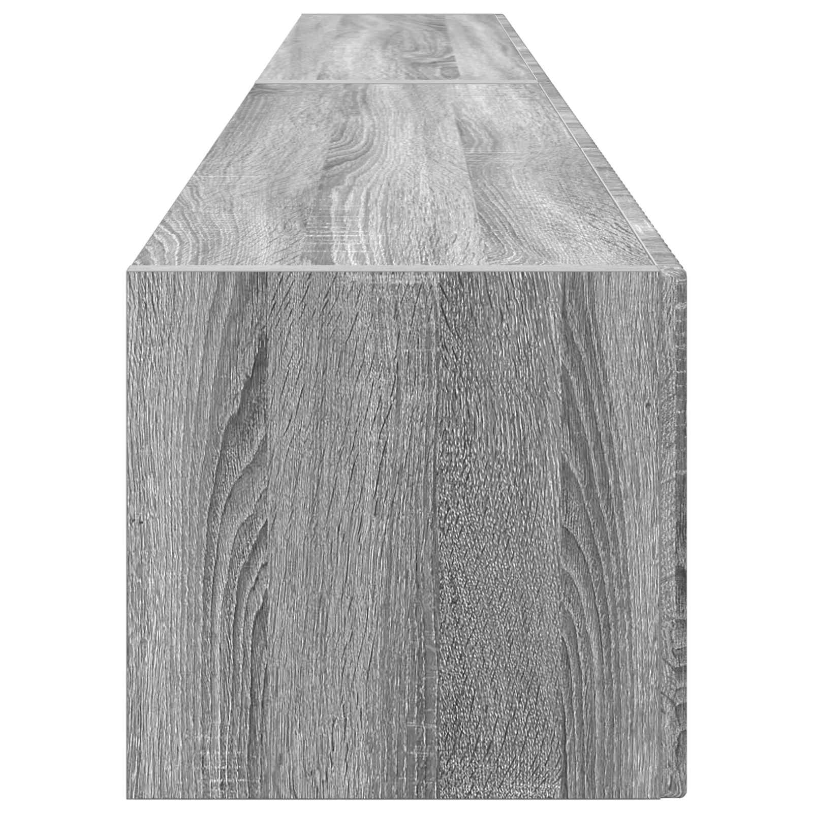 Meuble TV mural 2 pcs Gris Sonoma 98 x 31 x 29,5 cm - XIOS