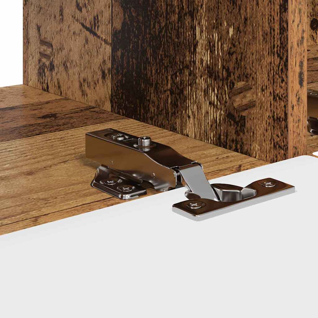Meuble TV mural Bois Ancien 98 x 31 x 29,5 cm Bois d'ingénierie - XIOS