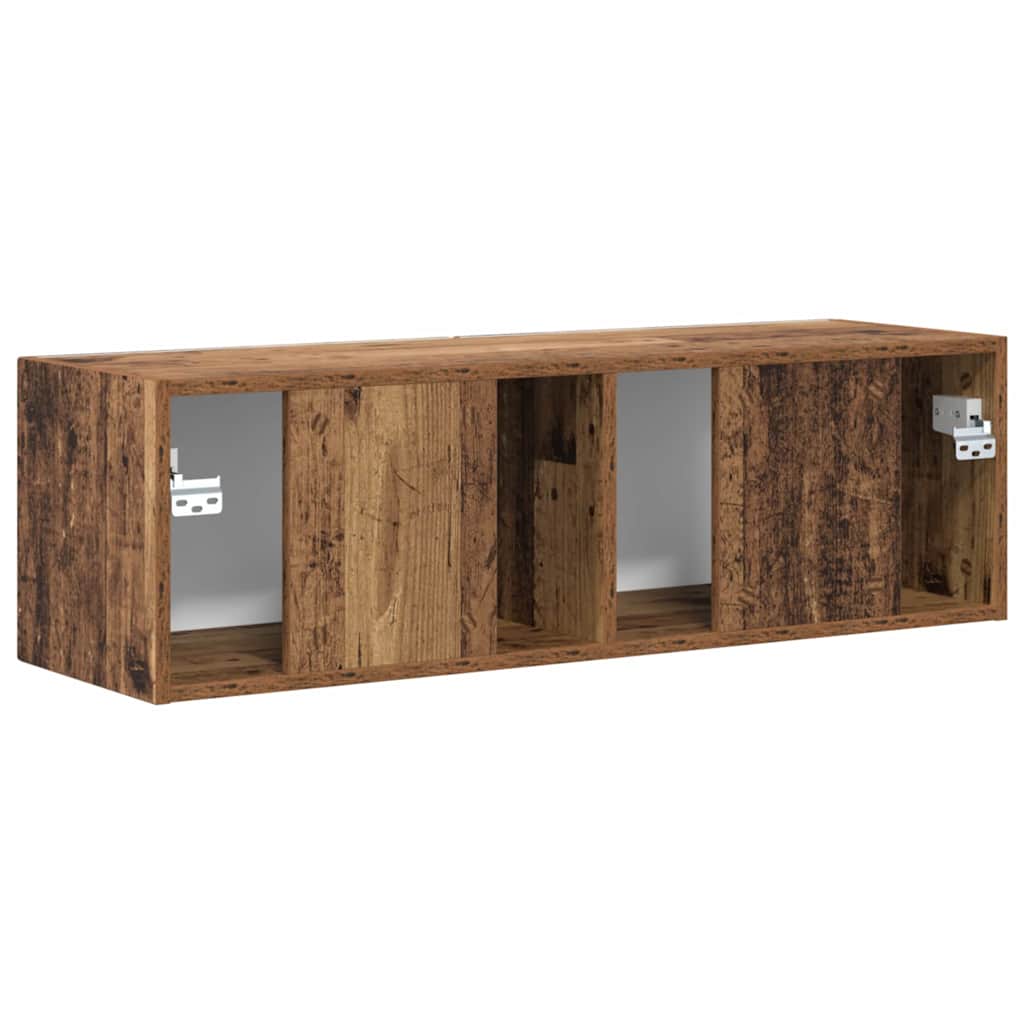 Meuble TV mural Bois Ancien 98 x 31 x 29,5 cm Bois d'ingénierie - XIOS