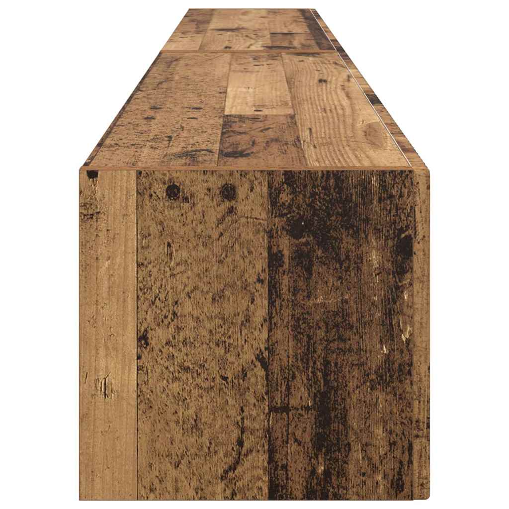 Meuble TV mural 2 pcs Bois Ancien 98 x 31 x 29,5 cm - XIOS