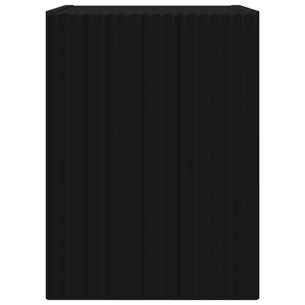 Meuble TV mural 2 pcs Noir 30 x 31 x 40 cm Bois d'ingénierie - XIOS