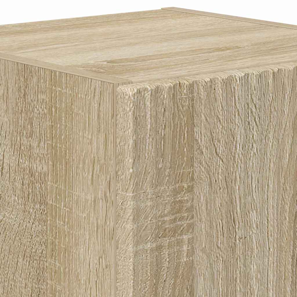 Meuble TV mural 2 pcs Sonoma 30 x 31 x 40 cm Bois d'ingénierie - XIOS