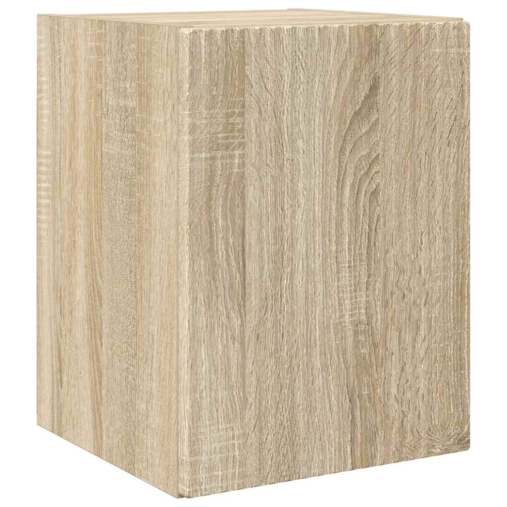 Meuble TV mural 2 pcs Sonoma 30 x 31 x 40 cm Bois d'ingénierie - XIOS