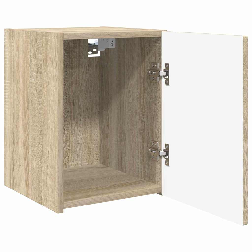 Meuble TV mural 2 pcs Sonoma 30 x 31 x 40 cm Bois d'ingénierie - XIOS
