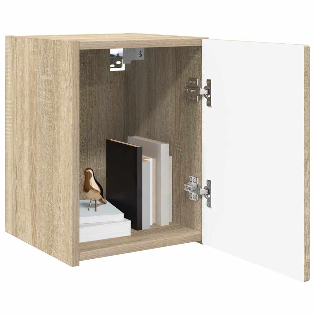 Meuble TV mural 2 pcs Sonoma 30 x 31 x 40 cm Bois d'ingénierie - XIOS
