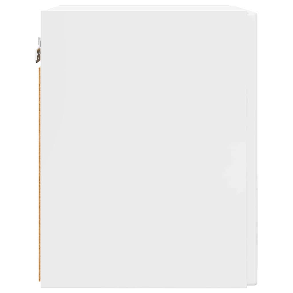 Meuble TV mural 2 pcs Blanc Brillant 30 x 31 x 40 cm - XIOS