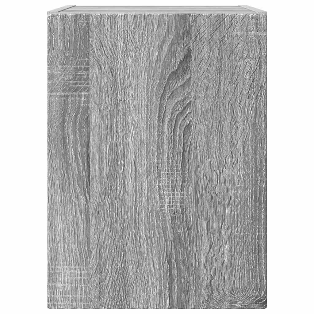 Meuble TV mural Gris Sonoma 30 x 31 x 40 cm Bois d'ingénierie - XIOS