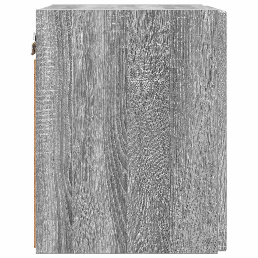 Meuble TV mural Gris Sonoma 30 x 31 x 40 cm Bois d'ingénierie - XIOS