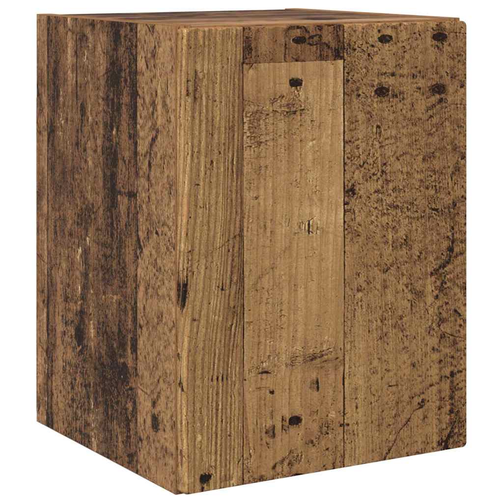 Meuble TV mural Montage mural 2 pcs Bois Ancien 30 x 31 x 40 cm - XIOS