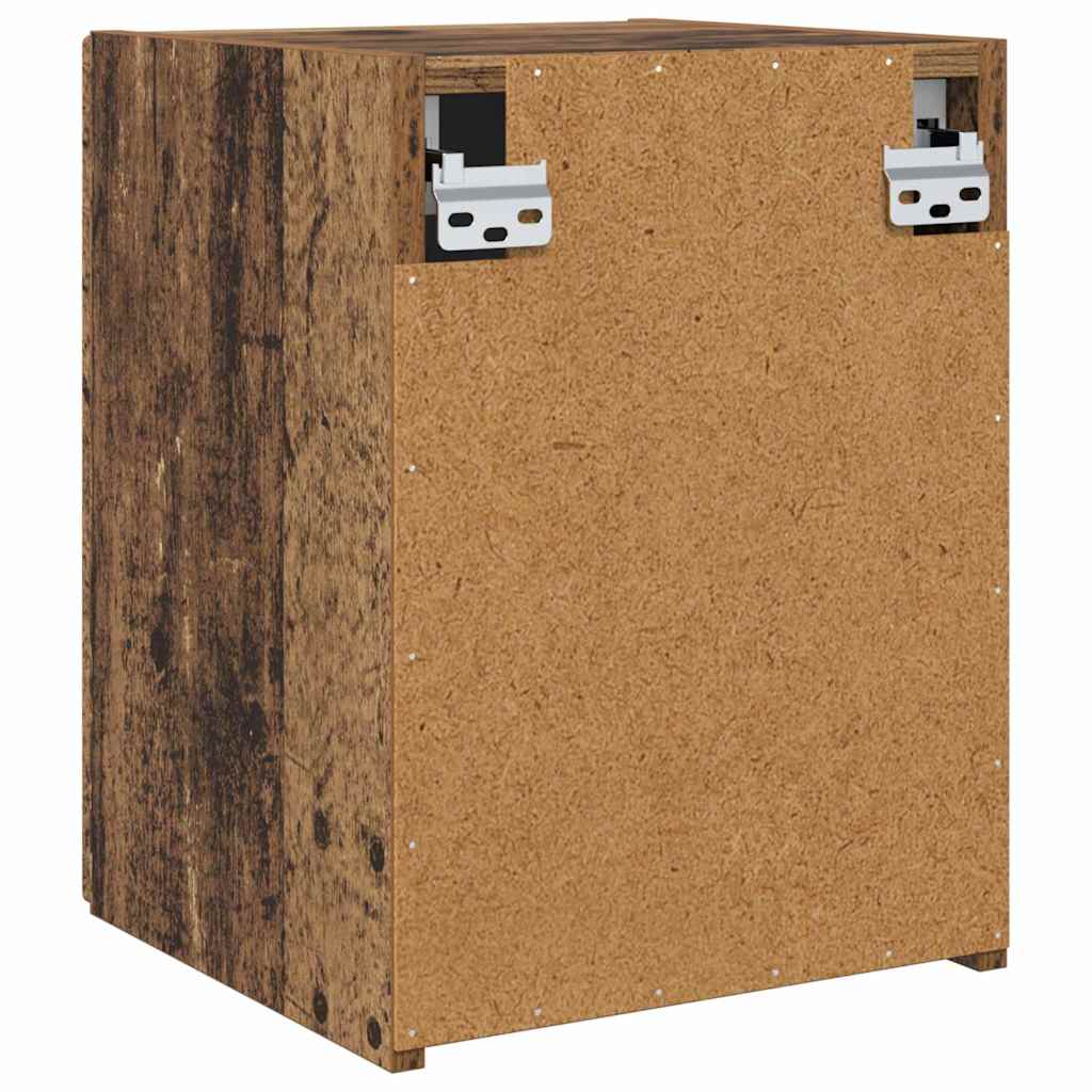 Meuble TV mural Montage mural 2 pcs Bois Ancien 30 x 31 x 40 cm - XIOS