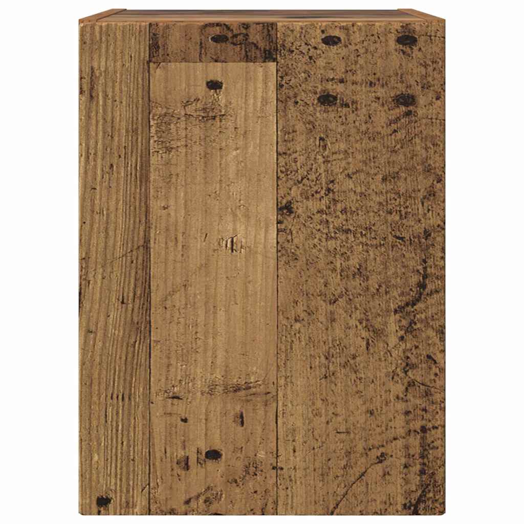 Meuble TV mural Montage mural 2 pcs Bois Ancien 30 x 31 x 40 cm - XIOS