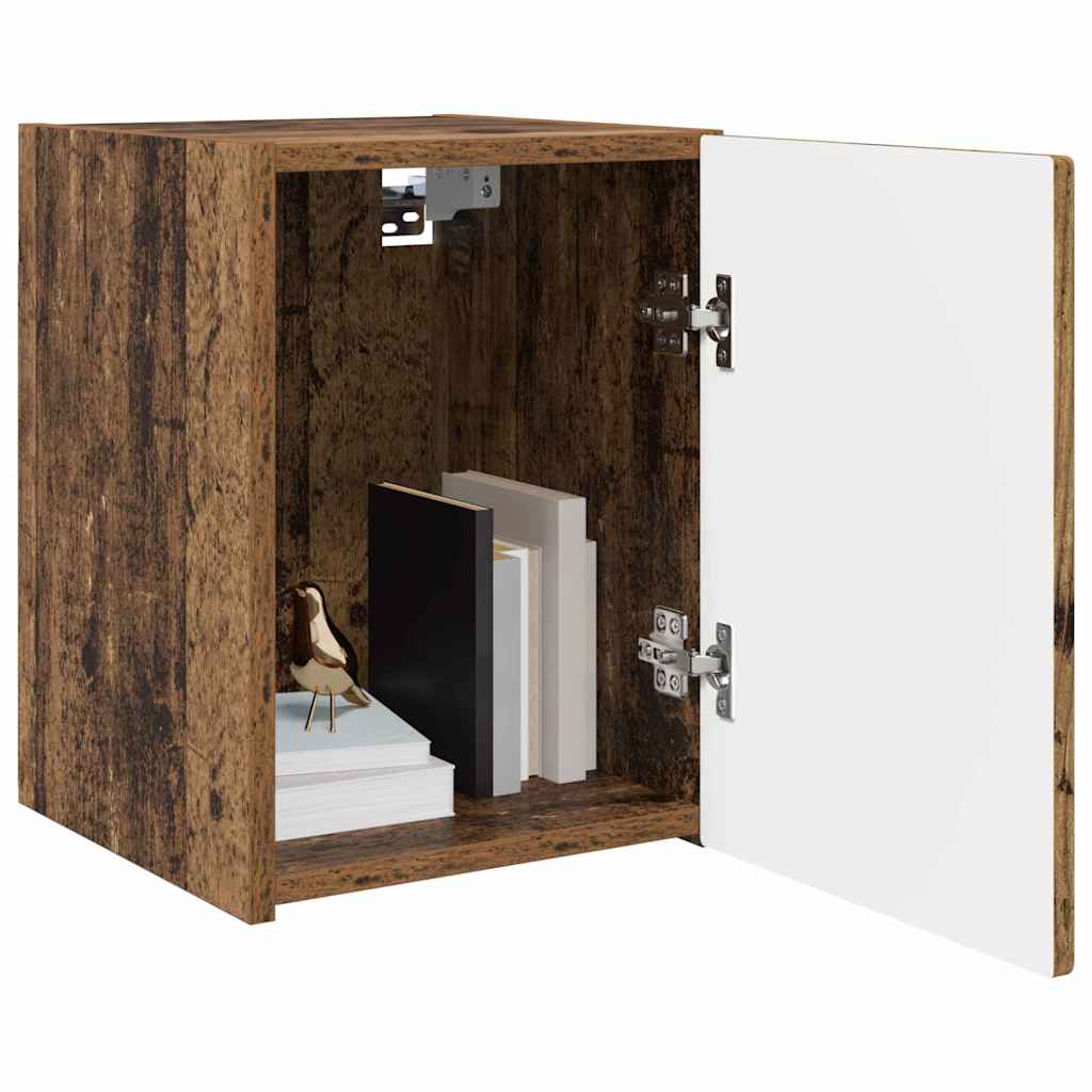 Meuble TV mural Montage mural 2 pcs Bois Ancien 30 x 31 x 40 cm - XIOS