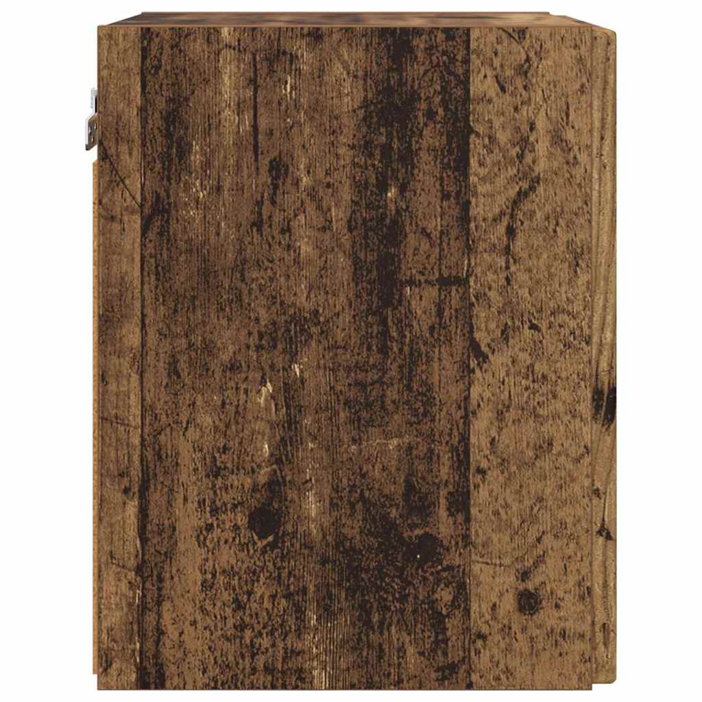 Meuble TV mural Montage mural 2 pcs Bois Ancien 30 x 31 x 40 cm - XIOS