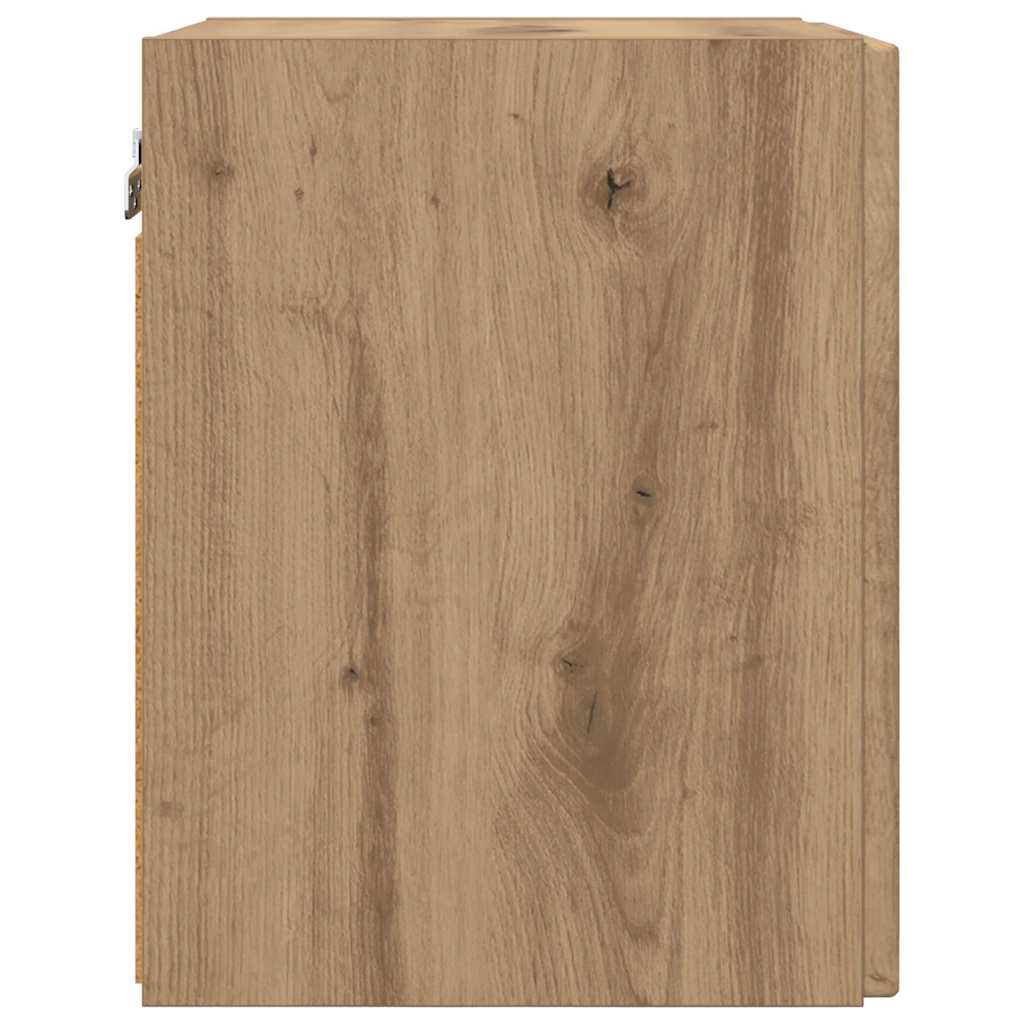 Meuble TV mural 2 pcs Chêne artisan Bois d'ingénierie - XIOS