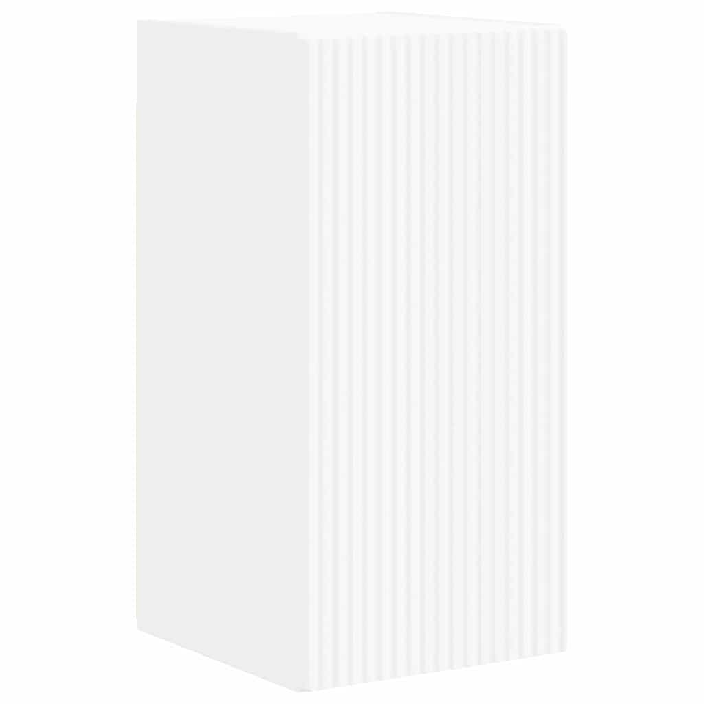 Meuble TV mural 2 pcs Blanc 30 x 31 x 60 cm Bois d'ingénierie - XIOS