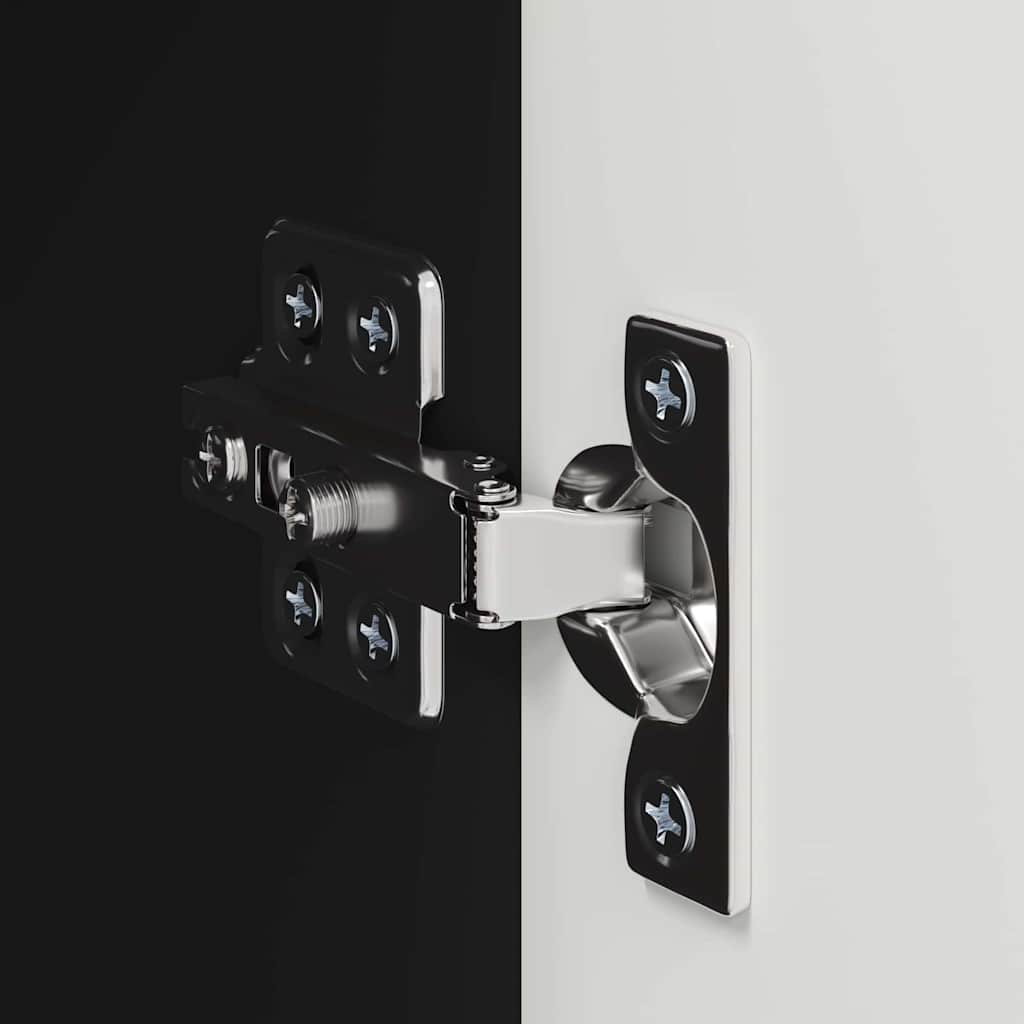 Meuble TV mural 2 pcs Noir 30 x 31 x 60 cm Bois d'ingénierie - XIOS
