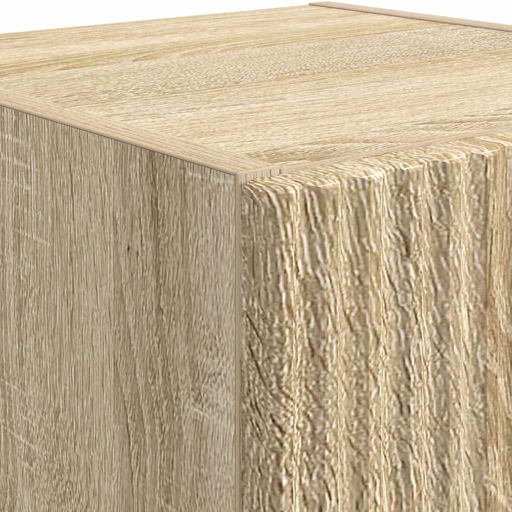 Meuble TV mural 2 pcs Sonoma 30 x 31 x 60 cm Bois d'ingénierie - XIOS