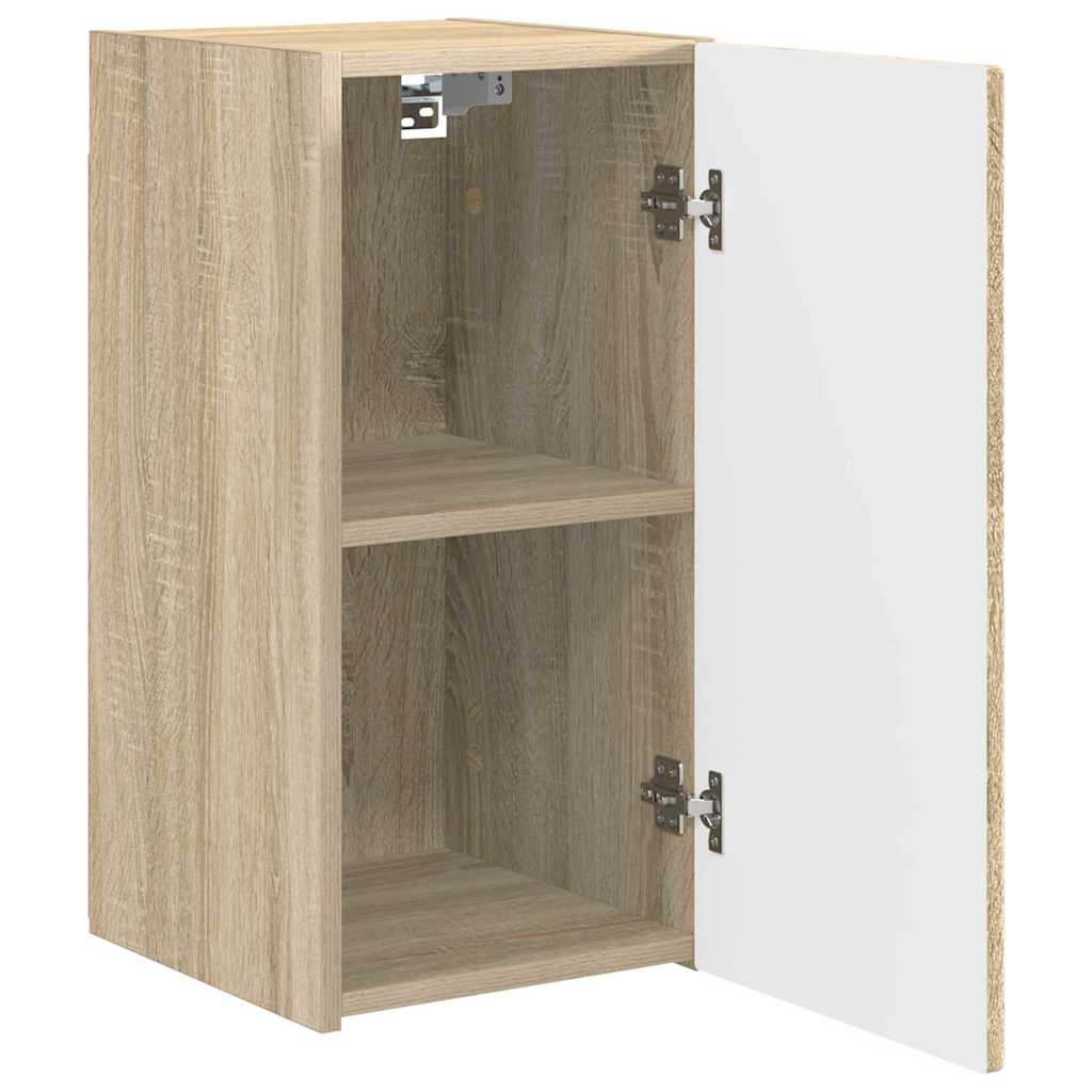 Meuble TV mural 2 pcs Sonoma 30 x 31 x 60 cm Bois d'ingénierie - XIOS