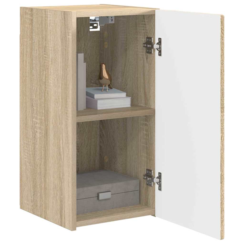 Meuble TV mural 2 pcs Sonoma 30 x 31 x 60 cm Bois d'ingénierie - XIOS