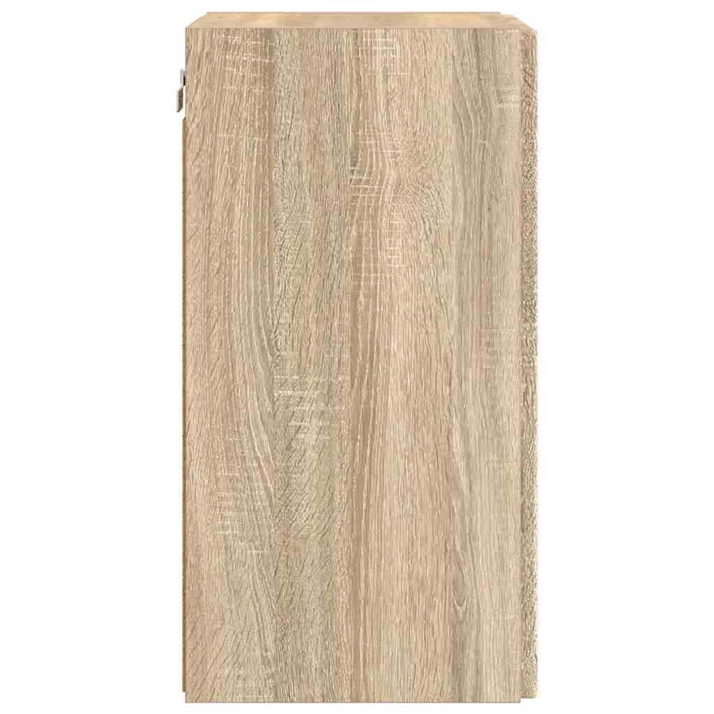 Meuble TV mural 2 pcs Sonoma 30 x 31 x 60 cm Bois d'ingénierie - XIOS