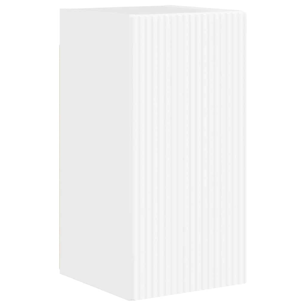 Meuble TV mural 2 pcs Blanc Brillant 30 x 31 x 60 cm - XIOS