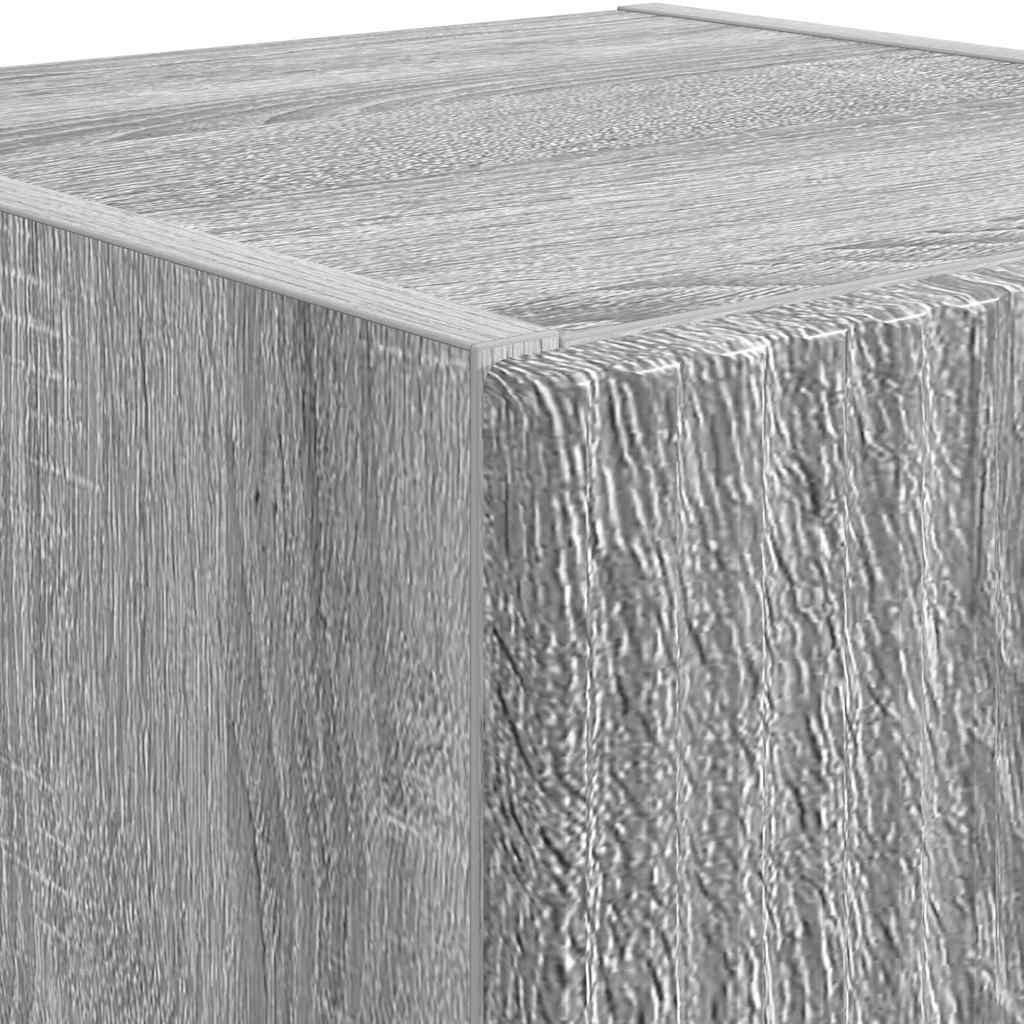 Meuble TV mural Gris Sonoma 30 x 31 x 60 cm Bois d'ingénierie - XIOS