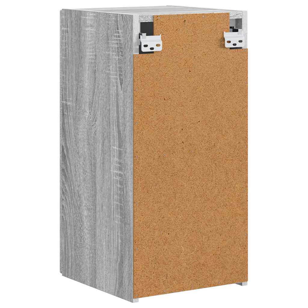 Meuble TV mural Montage mural 2 pcs Gris Sonoma 30 x 31 x 60 cm - XIOS