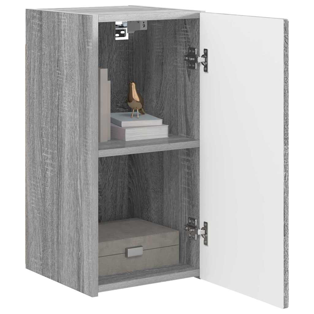 Meuble TV mural Montage mural 2 pcs Gris Sonoma 30 x 31 x 60 cm - XIOS