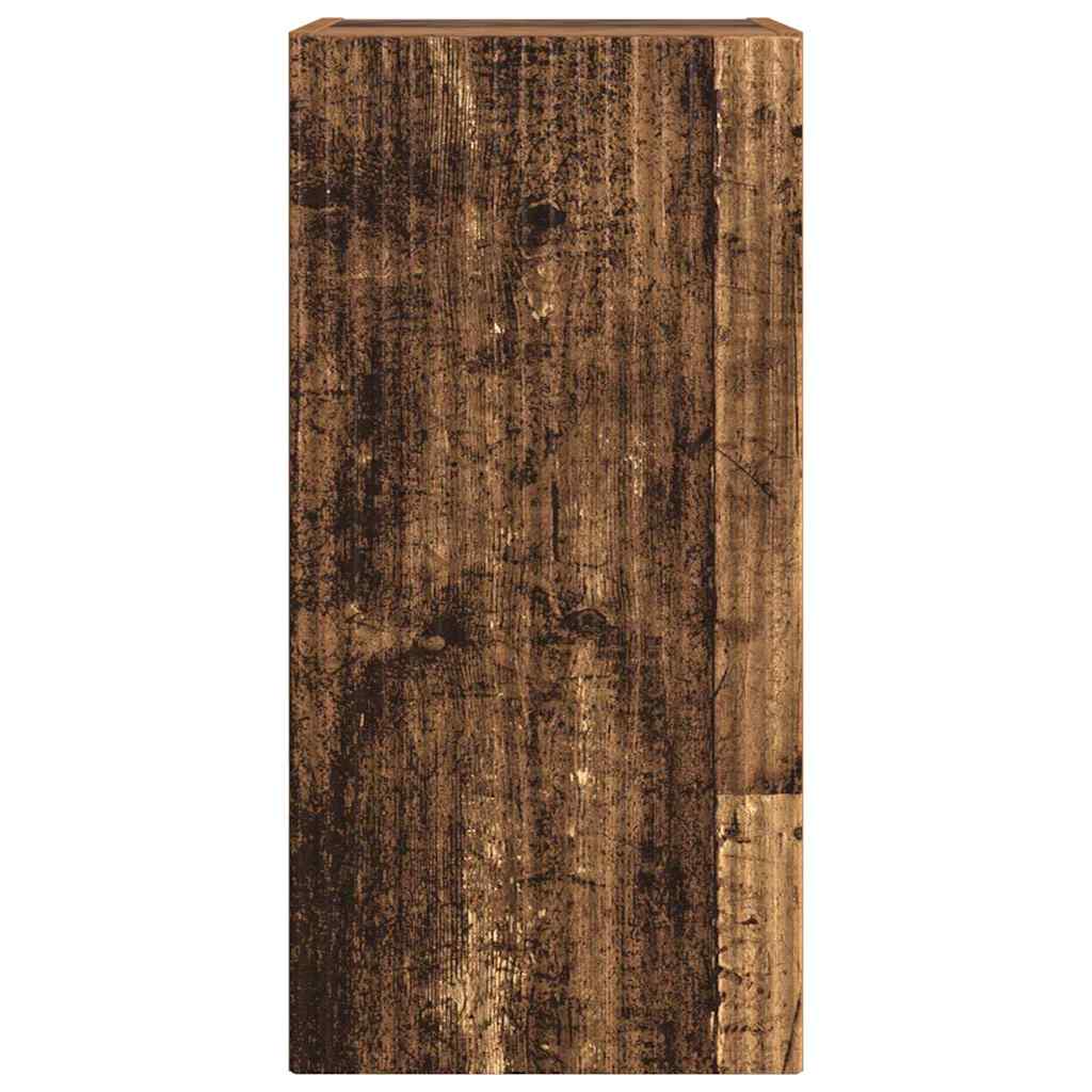 Meuble TV mural Montage mural 2 pcs Bois Ancien 30 x 31 x 60 cm - XIOS