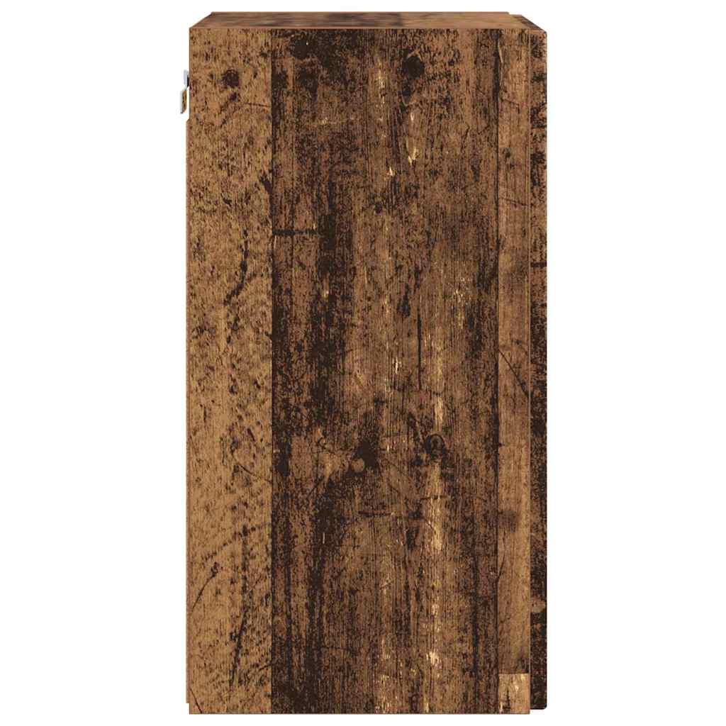 Meuble TV mural Montage mural 2 pcs Bois Ancien 30 x 31 x 60 cm - XIOS
