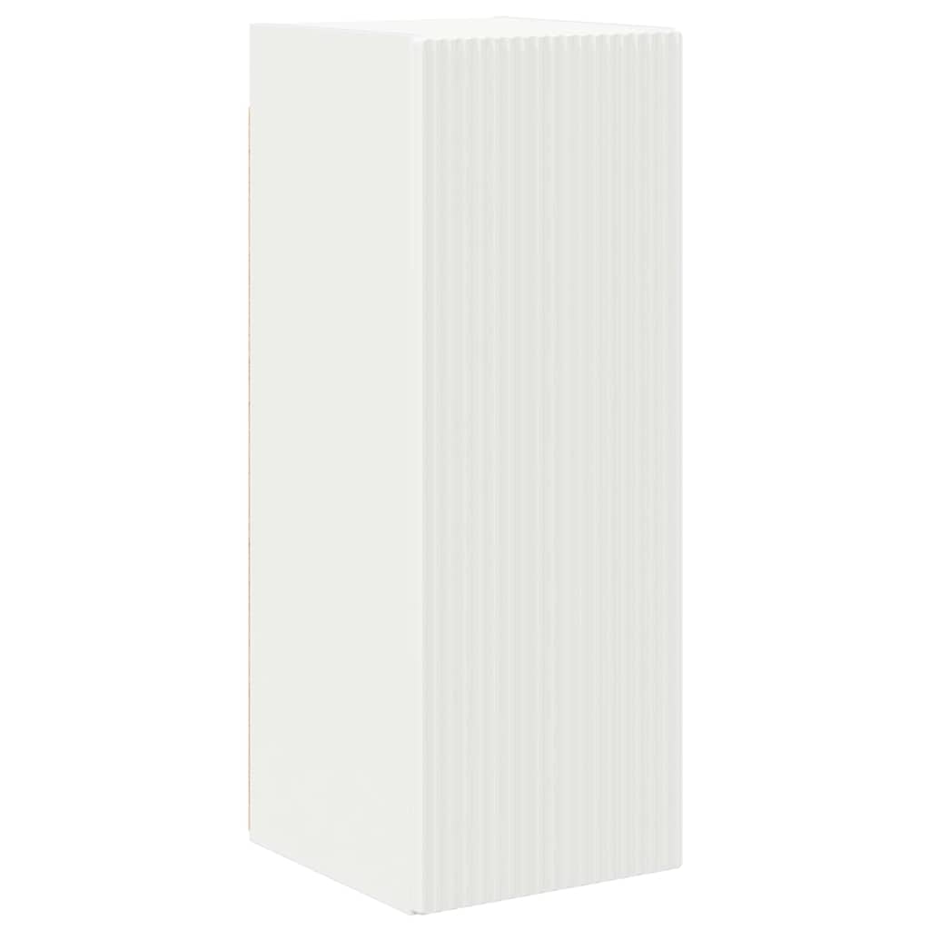 Meuble TV mural Blanc 30 x 31 x 80 cm Bois d'ingénierie - XIOS