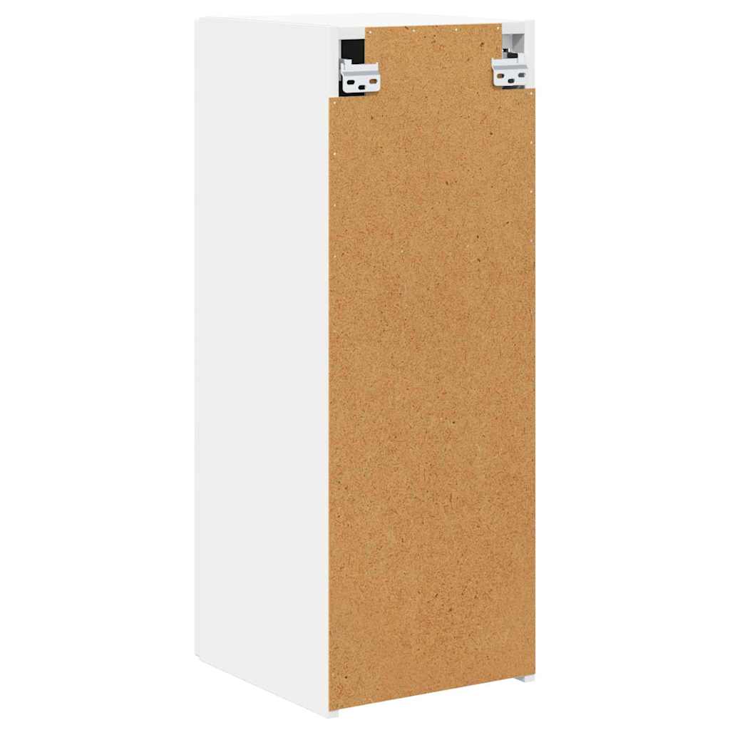Meuble TV mural 2 pcs Blanc 30 x 31 x 80 cm Bois d'ingénierie - XIOS