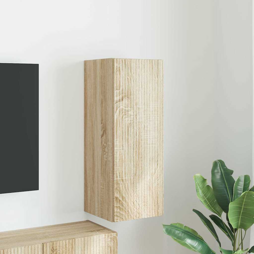 Meuble TV mural Sonoma 30 x 31 x 80 cm Bois d'ingénierie - XIOS