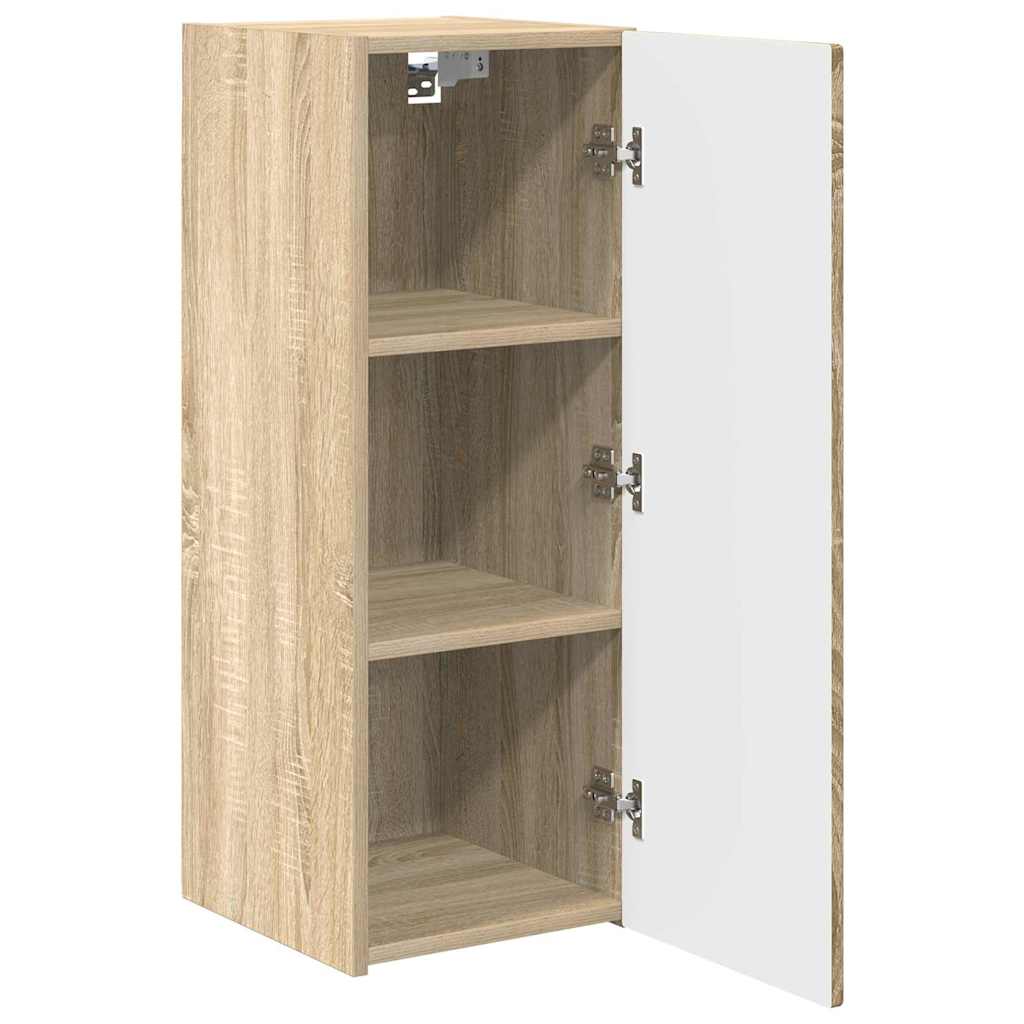 Meuble TV mural 2 pcs Sonoma 30 x 31 x 80 cm Bois d'ingénierie - XIOS