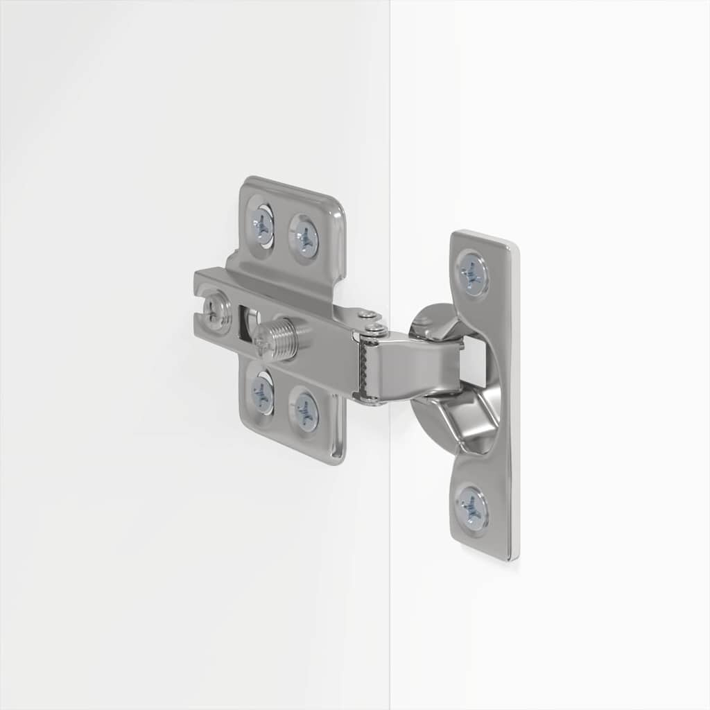 Meuble TV mural 2 pcs Blanc Brillant 30 x 31 x 80 cm - XIOS