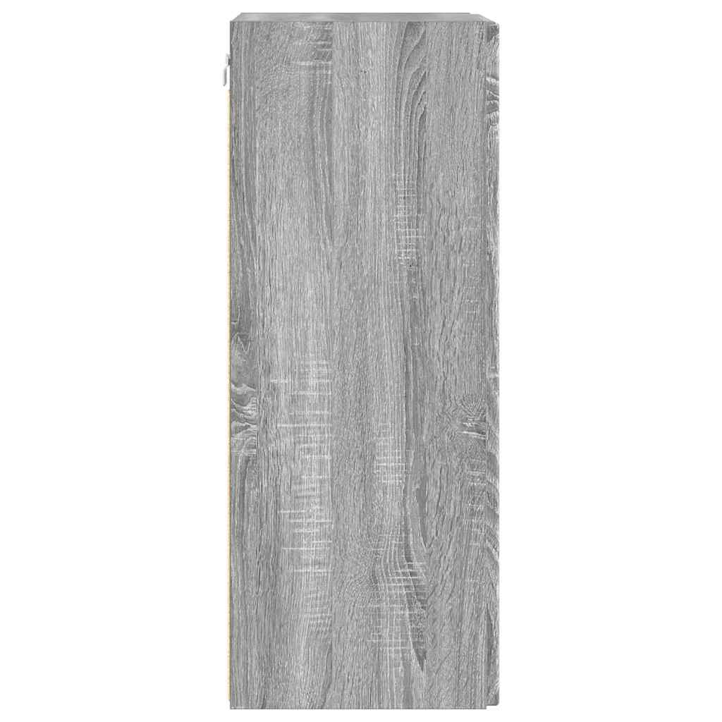 Meuble TV mural Montage mural 2 pcs Gris Sonoma 30 x 31 x 80 cm - XIOS