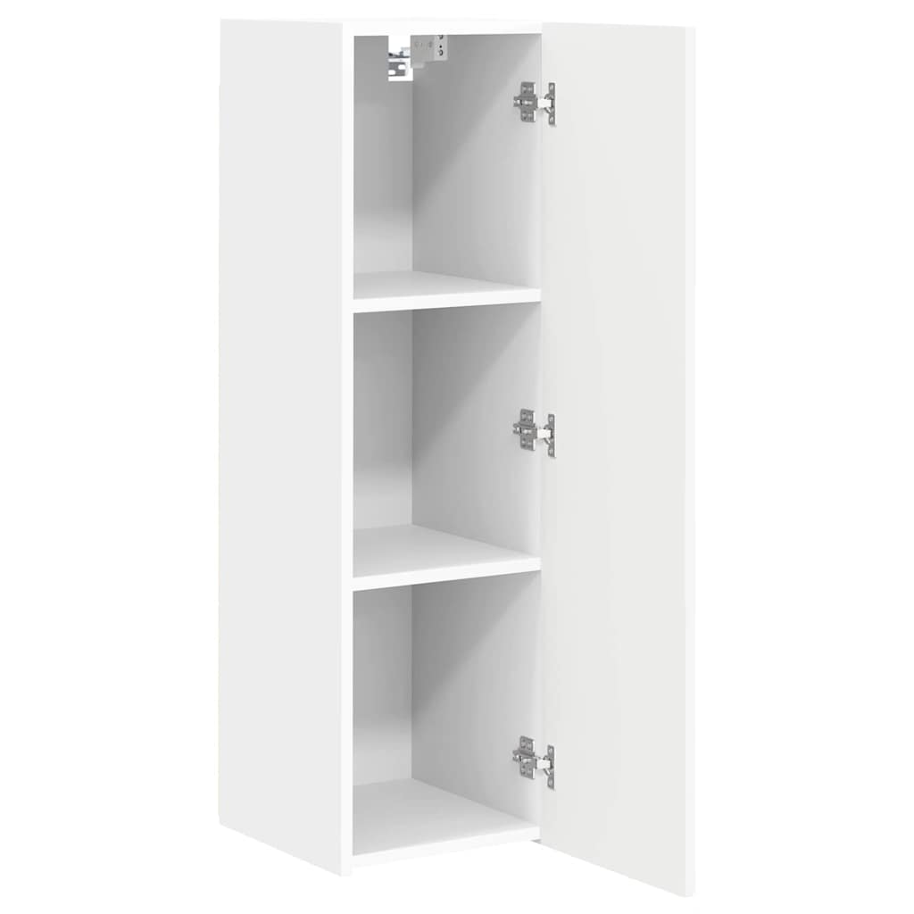 Meuble TV mural 2 pcs Blanc 30 x 31 x 100 cm Bois d'ingénierie - XIOS
