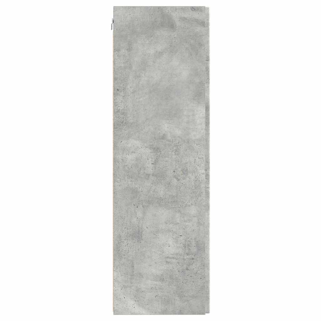 Meuble TV mural 2 pcs Béton 30 x 31 x 100 cm Bois d'ingénierie - XIOS