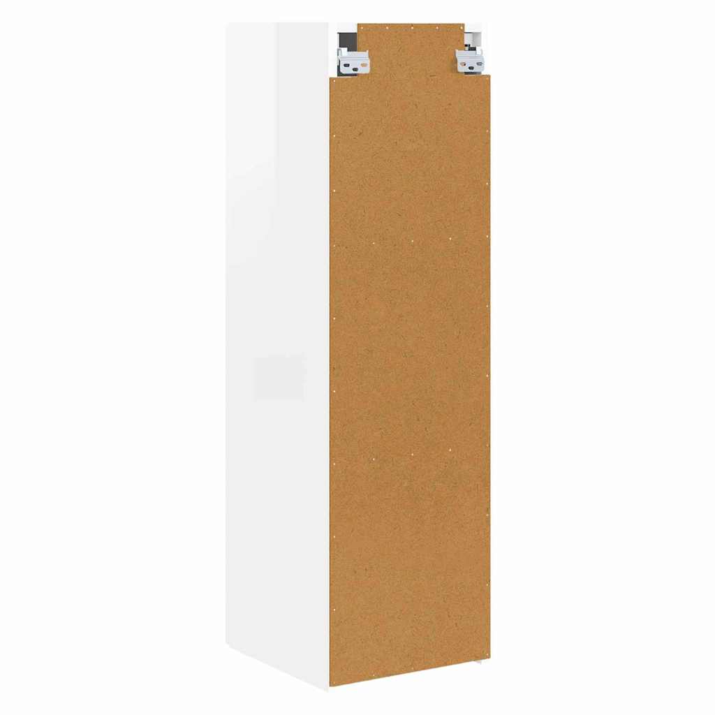 Meuble TV mural 2 pcs Blanc Brillant 30 x 31 x 100 cm - XIOS