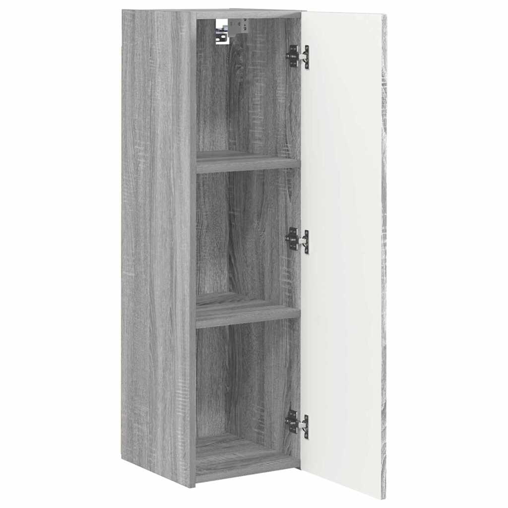Meuble TV mural Gris Sonoma 30 x 31 x 100 cm Bois d'ingénierie - XIOS
