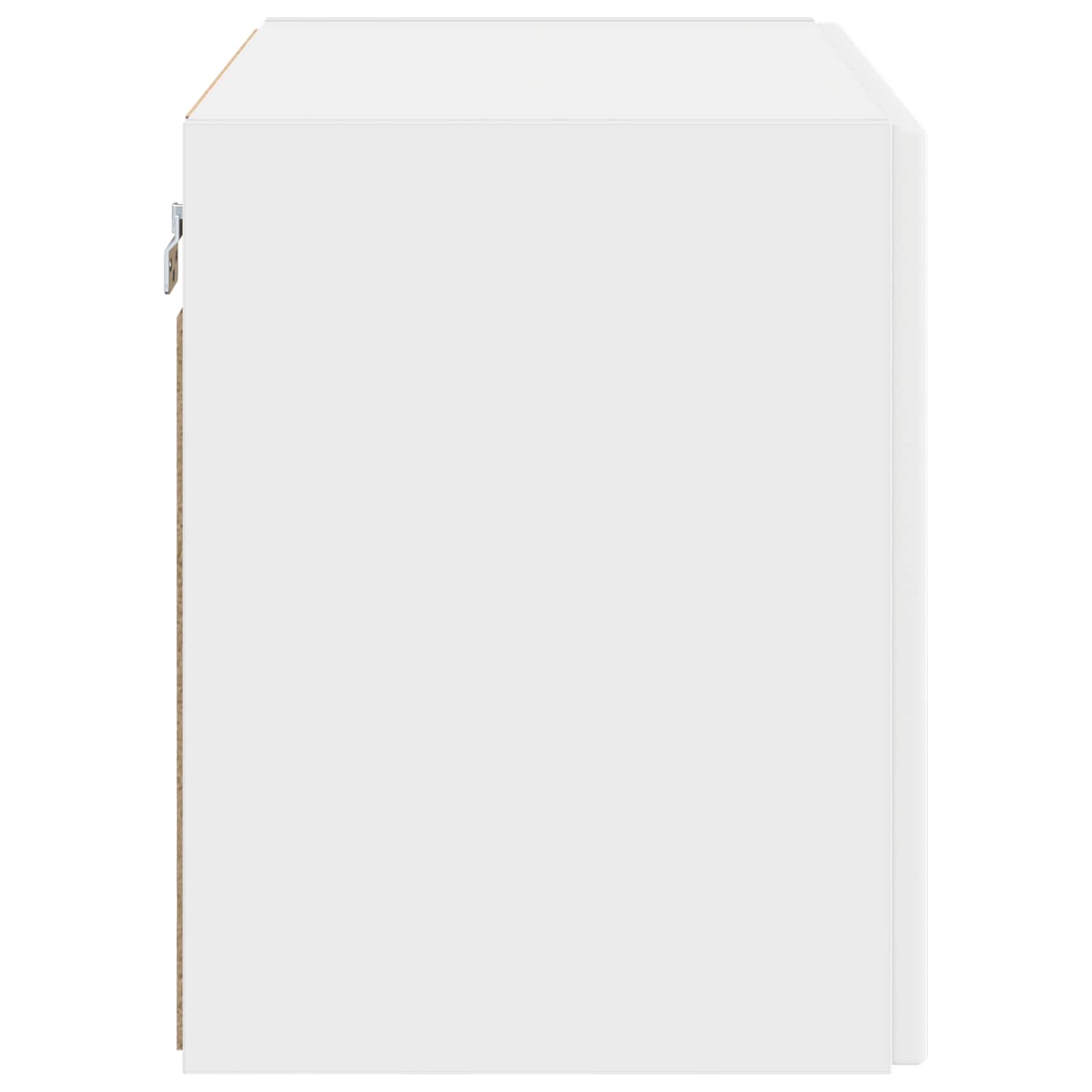 Meuble TV mural Blanc 59,5 x 31 x 40 cm Bois d'ingénierie - XIOS