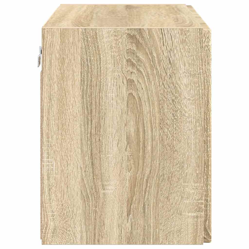 Meuble TV mural Montage mural Chêne Sonoma 59,5 x 31 x 40 cm - XIOS