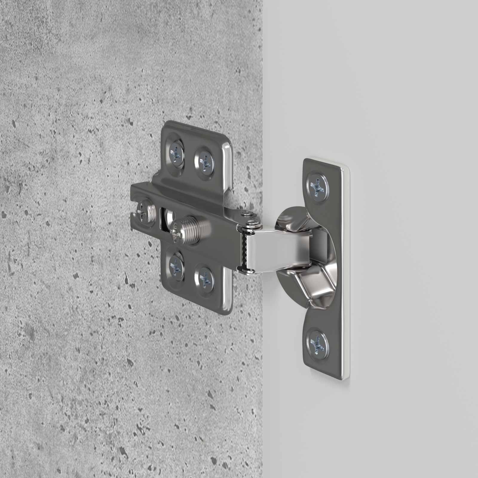 Meuble TV mural Gris béton 59,5 x 31 x 40 cm Bois d'ingénierie - XIOS