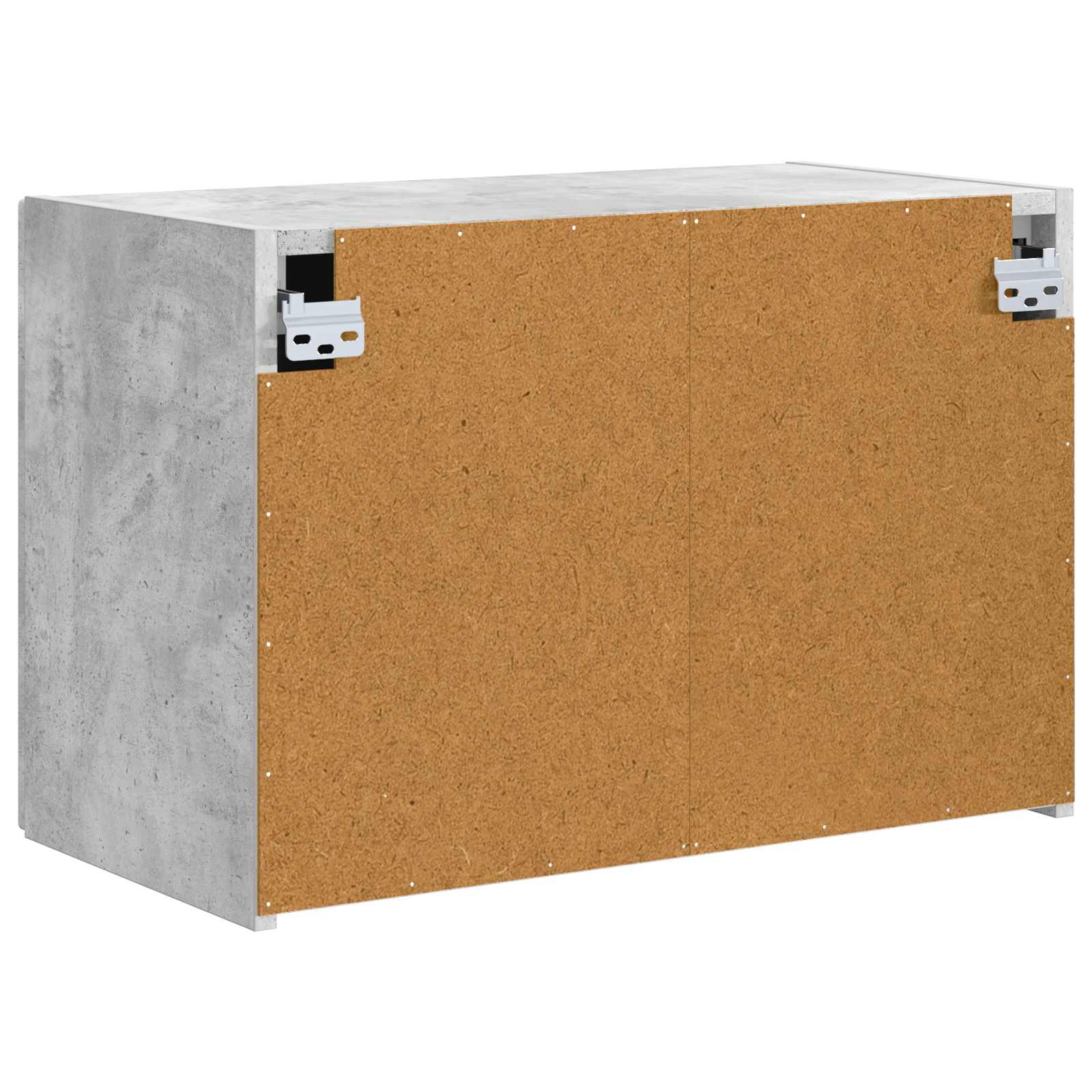 Meuble TV mural Gris béton 59,5 x 31 x 40 cm Bois d'ingénierie - XIOS