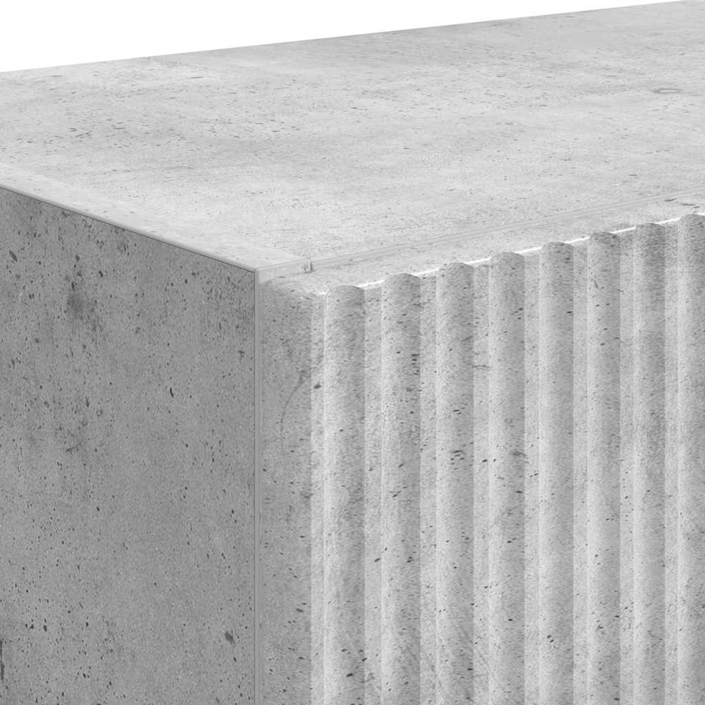 Meuble TV mural 2 pcs Gris béton 59,5 x 31 x 40 cm - XIOS