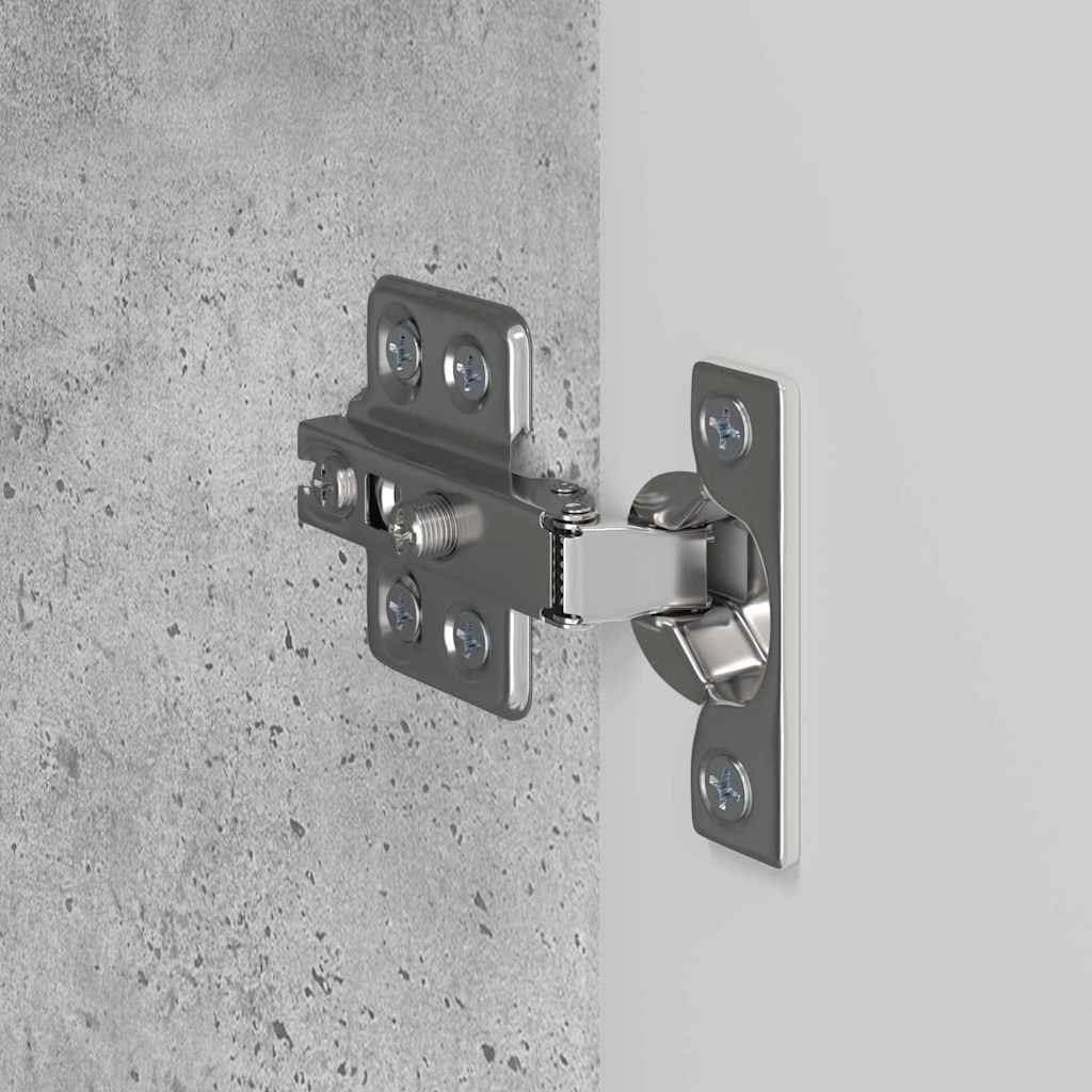 Meuble TV mural 2 pcs Gris béton 59,5 x 31 x 40 cm - XIOS