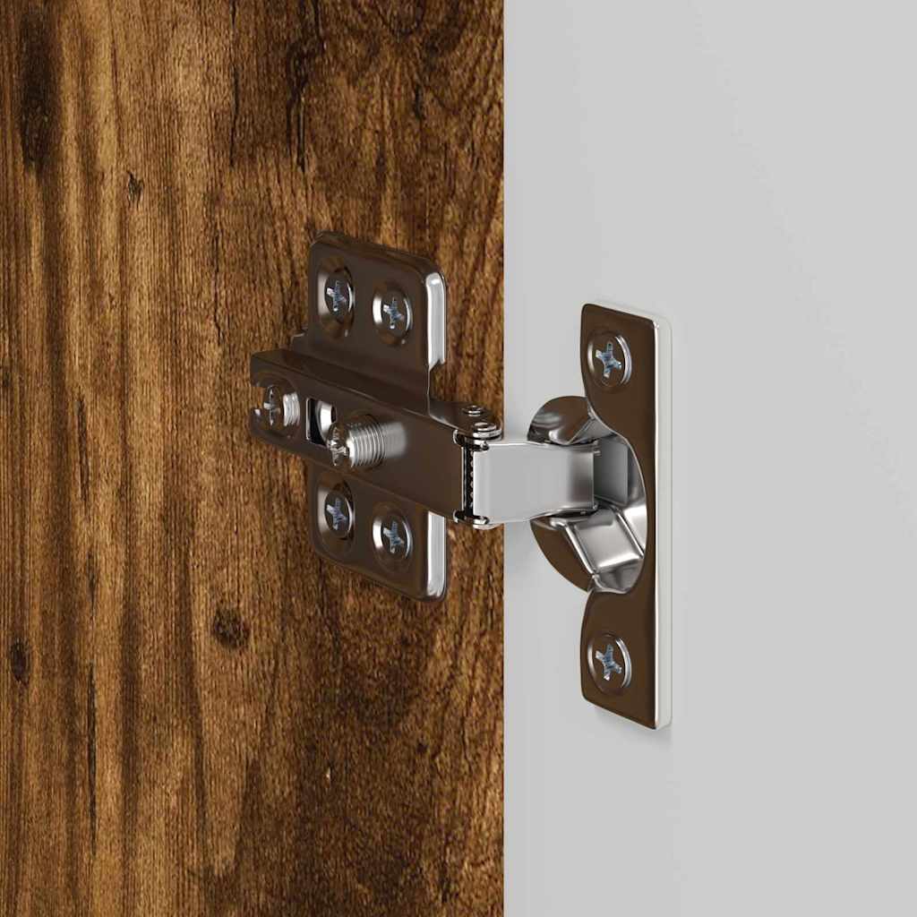 Meuble TV mural 2 pcs Chêne fumé 59,5 x 31 x 40 cm - XIOS