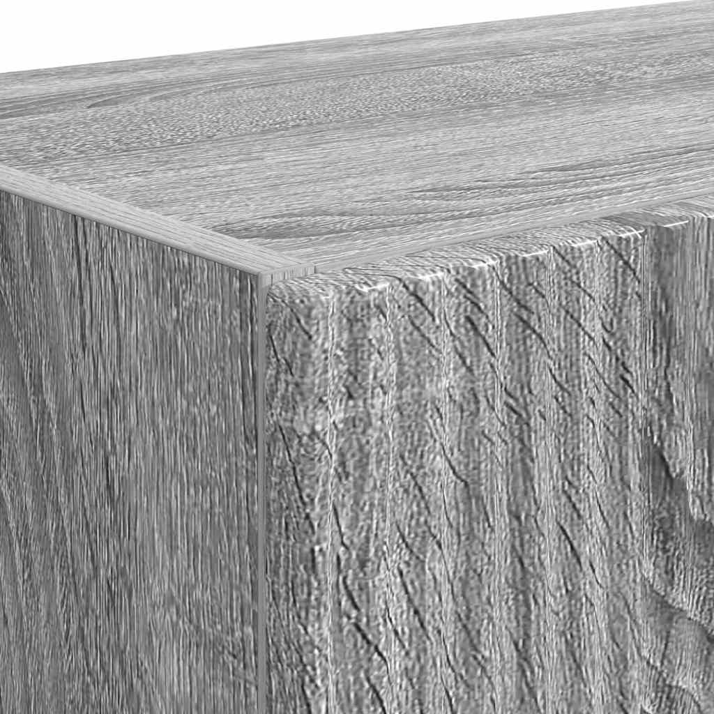 Meuble TV mural Gris Sonoma 59,5 x 31 x 40 cm Bois d'ingénierie - XIOS